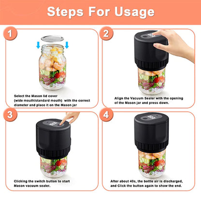 BLOYM™ - Mason Jar Vacuum + 10 Free Lids